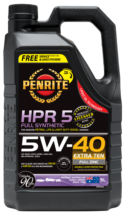 PENRITE HPR 5 5W-40 Olio Motore 5W40 auto moto 4T (5 LT)