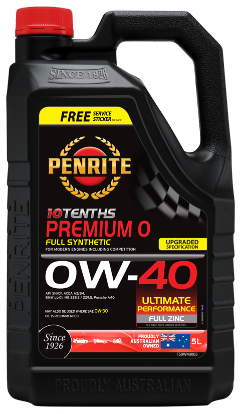 TEN TENTHS PREMIUM 0W-40 5L