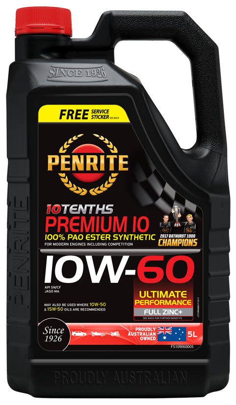 TEN TENTHS PREMIUM 10W-60 5L