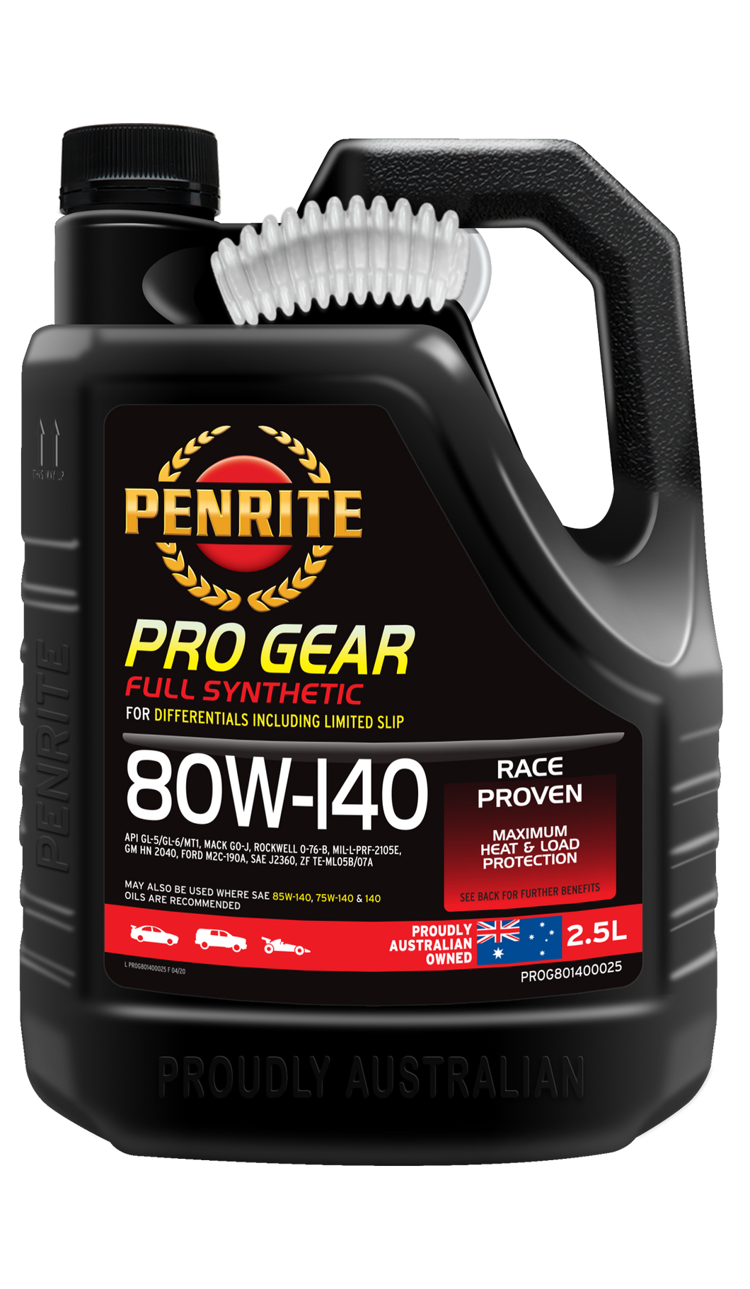 PRO GEAR 80W-140 (Full Syn.) 2.5L