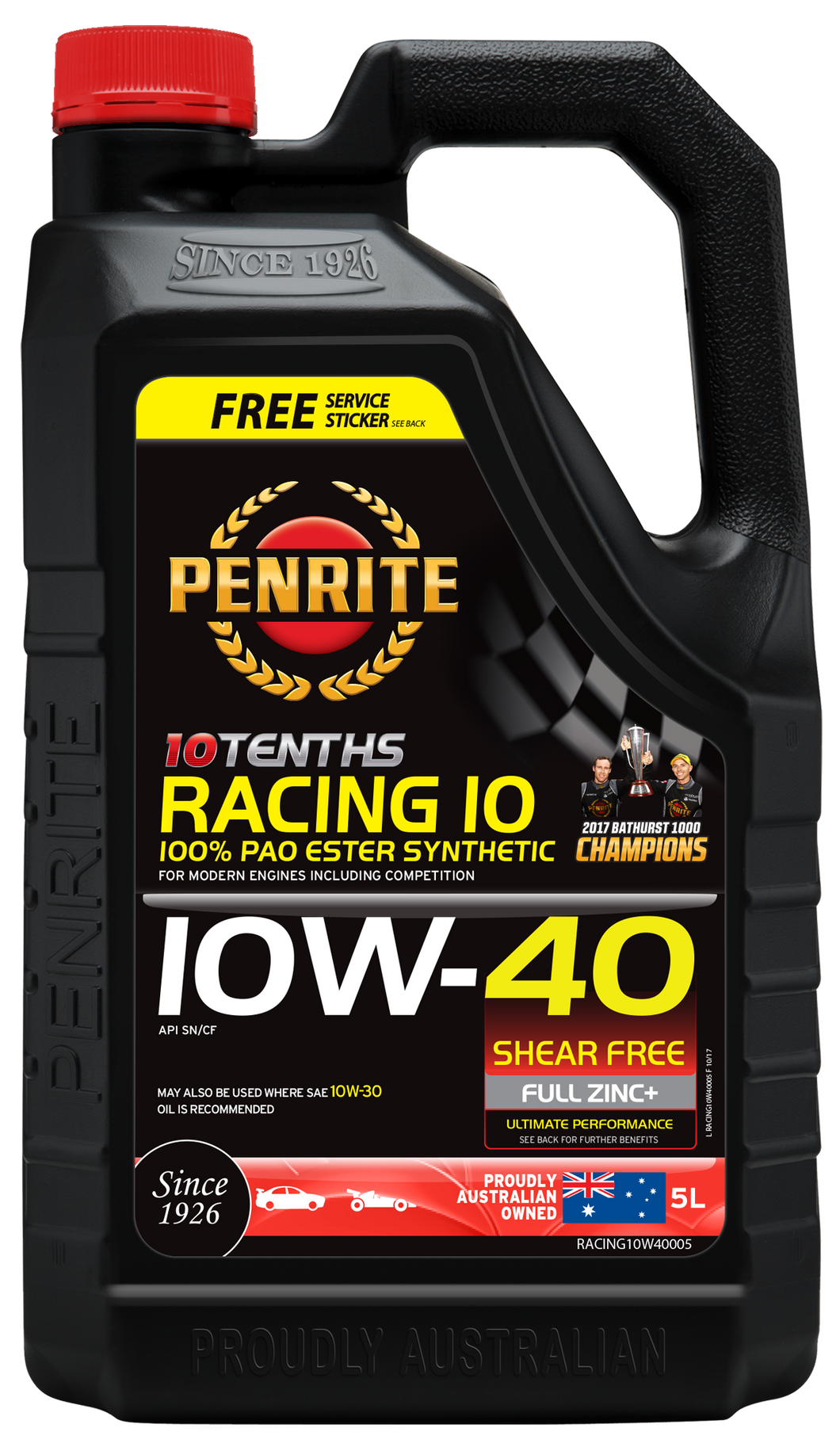 TEN TENTHS RACING 10W-40 5L