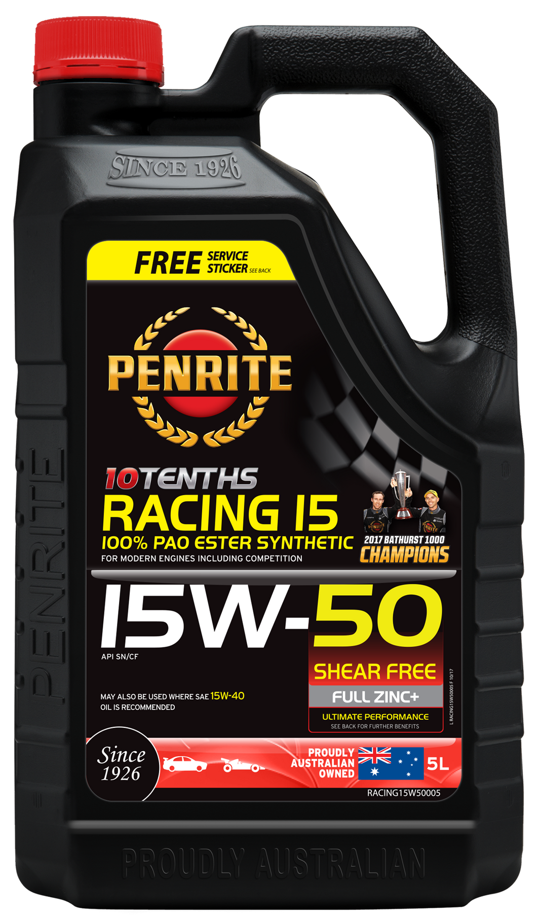 TEN TENTHS RACING 15W-50 5L