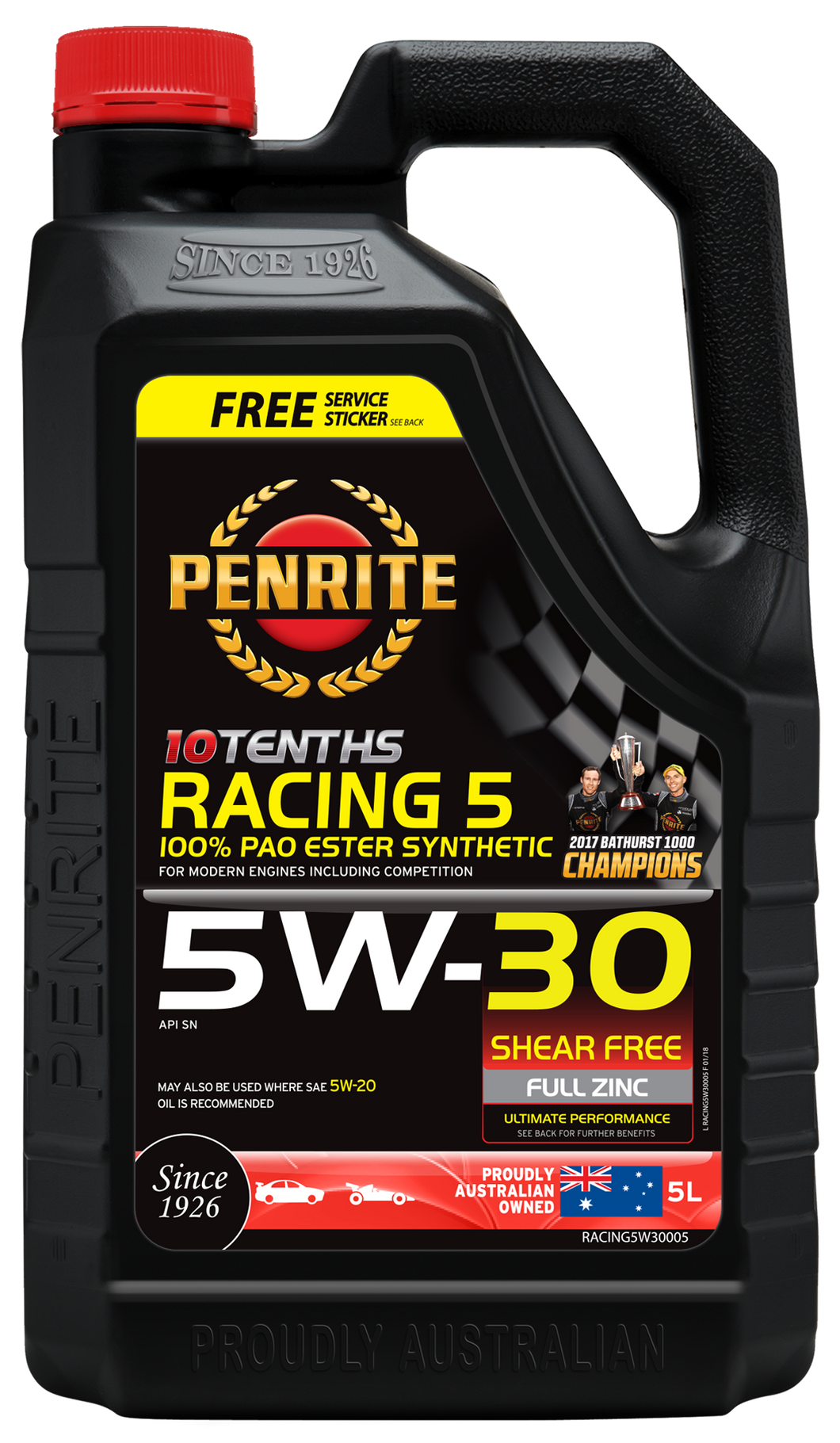 TEN TENTHS RACING 5W-30 5L