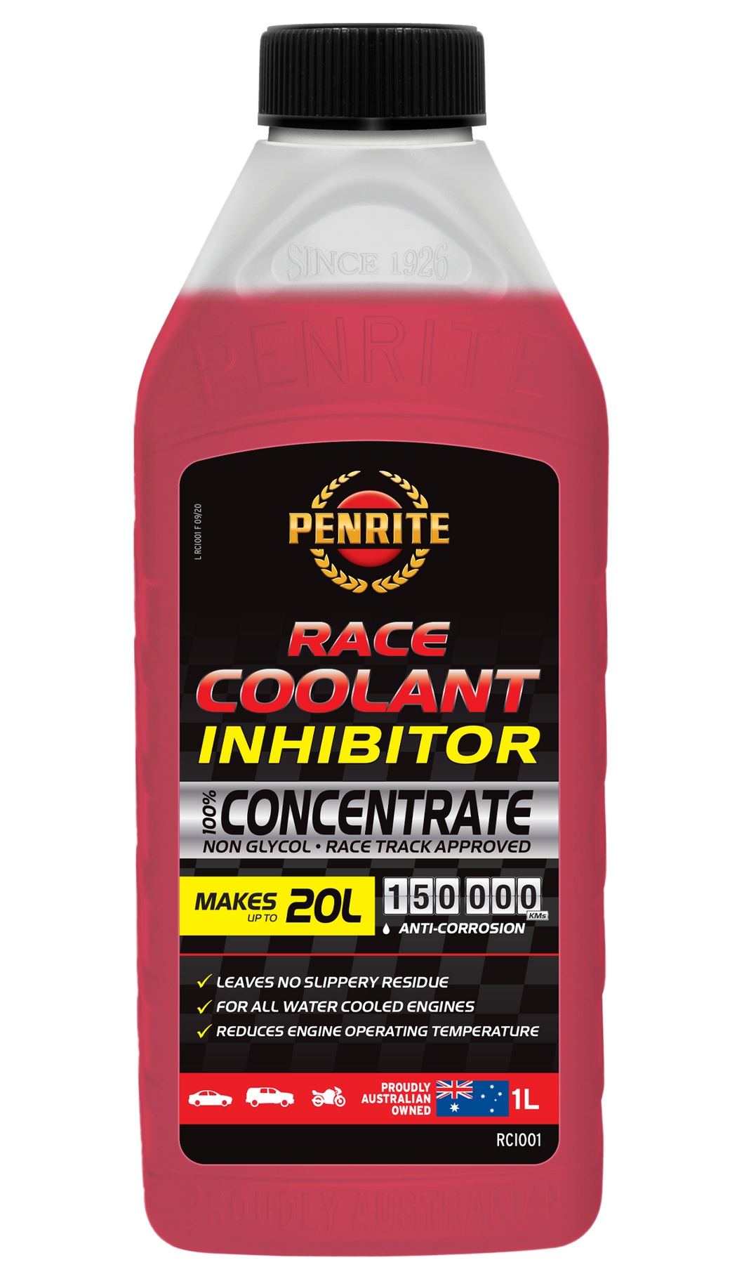 10 TENTHS RACE COOLANT INHIBITOR (CONCENTRATE) - 1L